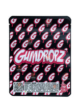 Load image into Gallery viewer, Sprinklez Gumdropz Strawberry Banana Mylar Bags 3.5g Sticker base Bag -With stickers and labels - Black Unicorn Hub