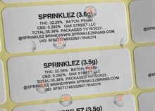 Load image into Gallery viewer, Sprinklez Cherry Lemonade Mylar Bags 3.5g Sticker base Bag -With stickers and labels - Black Unicorn Hub