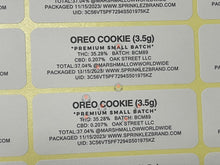 Load image into Gallery viewer, Sprinklez Cookie Marshmallow Mylar Bags 3.5g Sticker base Bag -With stickers and labels