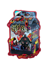 Load image into Gallery viewer, Goat Milk Mylar bag 3.5g cut out Empty Packaging- Holographic - Black Unicorn Hub