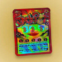 Load image into Gallery viewer, Jackpot 3.5g Mylar Bag Holographic- Packaging Only - Black Unicorn Hub