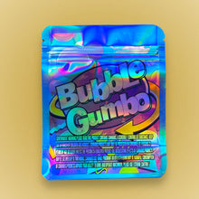 Load image into Gallery viewer, Bubble Gumbo 3.5g Mylar Bag Holographic- Packaging Only
