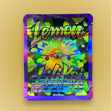 Load image into Gallery viewer, Lemon Lilikoi 3.5g Mylar Bag Holographic- Packaging Only