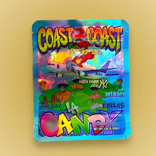 Load image into Gallery viewer, Coast 2 Coast Candy 3.5g Mylar Bag Holographic- Packaging Only - Black Unicorn Hub