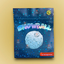 Load image into Gallery viewer, Snowball 3.5g Mylar Bags By Black Unicorn Packaging Only- Holographic