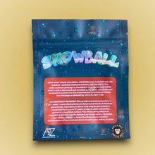 Load image into Gallery viewer, Snowball 3.5g Mylar Bags By Black Unicorn Packaging Only- Holographic - Black Unicorn Hub