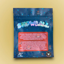 Load image into Gallery viewer, Snowball 3.5g Mylar Bags By Black Unicorn Packaging Only- Holographic