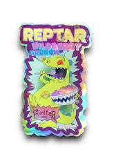 Load image into Gallery viewer, Fumitar Reptar Wildberry Crunch Mylar Bags 3.5g Holographic - Black Unicorn Hub