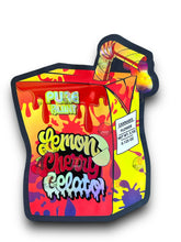 Load image into Gallery viewer, Lemon Cherry Gelato Pure Blunt Mylar Bags 3.5g Holographic - Black Unicorn Hub