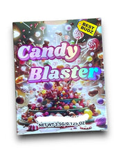 Load image into Gallery viewer, Best Budz Candy Blaster Mylar Bags with Boxes 3.5g Box Packaging Holographic - Black Unicorn Hub