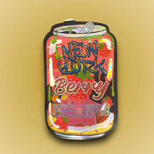 Load image into Gallery viewer, New York Berry Bomb 3.5G Mylar Bag Holographic - Black Unicorn Hub