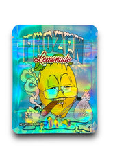 Load image into Gallery viewer, Frozen Lemonade Mylar Bags 3.5g Holographic Only the Exotics - Black Unicorn Hub