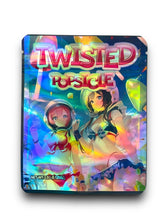 Load image into Gallery viewer, Twisted Popsicle Mylar Bags 3.5g Holographic - Black Unicorn Hub