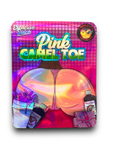 Load image into Gallery viewer, Pink Camel Toe Mylar Bags 3.5g Holographic
