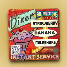Load image into Gallery viewer, Strawberry Banana Milkshake 3.5G Mylar Bags-Rolling Stone Exotics - Black Unicorn Hub
