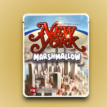Load image into Gallery viewer, New York Marshmallow Mylar Bags 3.5g Sticker base Bag -With stickers and labels