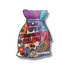 Load image into Gallery viewer, Black Cherry Gelato 1 OZ 28G empty Mylar bag 1 ounce (50 Count)