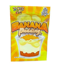 Load image into Gallery viewer, Jokes Up Banana Pudding Mylar bag 3.5g Smell Proof Airtight Mylar Bag- Packaging Only - Black Unicorn Hub