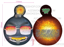 Load image into Gallery viewer, Jokes Up Bombotta Cut Out Mylar Bags 3.5g Bomb Die cut Holographic