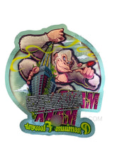 Load image into Gallery viewer, Mad Max Premium Flower Cut Out Mylar Bags 3.5g Die cut - Black Unicorn Hub