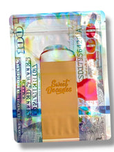 Load image into Gallery viewer, $100 Sweet Decades 1 OZ 28G empty Mylar bag 1-ounce (50 Count) - Black Unicorn Hub