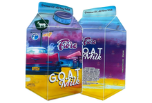 Load image into Gallery viewer, Goat Milk Mylar Bag 3.5g Fiore cut out Glossy - Black Unicorn Hub