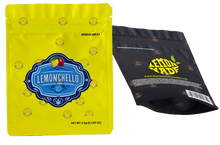 Load image into Gallery viewer, Cookies Lemonchello Mylar Bags 3.5 Grams Smell Proof Resealable Bags w/ Holographic Authenticity Stickers )