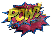 Load image into Gallery viewer, POW Lil Baby Cut Out Mylar Bags 3.5g Die Cut Holographic - Black Unicorn Hub
