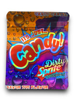 Load image into Gallery viewer, Its Just Candy Dirty Sprite Tropical Mix Mylar Bags 3.5g Holographic Candy Cartel