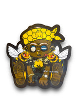 Load image into Gallery viewer, Baby Bee Mylar Bags 3.5g Holographic Shape bag