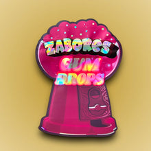 Load image into Gallery viewer, Zabores Gum Drops Gumball 3.5g Mylar Bag Holographic