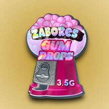 Load image into Gallery viewer, Zabores Gum Drops Gumball 3.5g Mylar Bag Holographic
