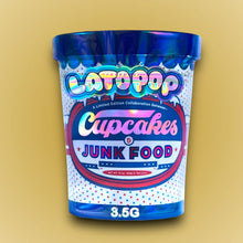 Load image into Gallery viewer, Lato Pop Cupcakes Junk Food 3.5g Mylar Bag Holographic High Tolerance