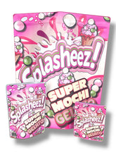 Load image into Gallery viewer, Splasheez Super Mochi Gelato Combo Sticker Mylar Bags | Stand-Up 16oz, 1oz & 3.5g
