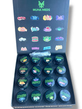 Load image into Gallery viewer, Muha Meds Mates Variety Pack 16-1oz Jars in a box Live Resin
