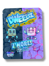 Load image into Gallery viewer, Dweebz Candy Zmores Mylar Bag 3.5g shape bag