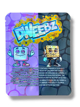 Load image into Gallery viewer, Dweebz Candy Zmores Mylar Bag 3.5g shape bag