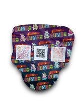 Load image into Gallery viewer, Gumbo Shot Off 3.5g Mylar Bag Holographic Shape Bag