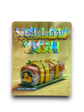 Load image into Gallery viewer, Yellow Zushi 3.5G Mylar Bags Holographic