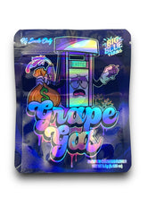 Load image into Gallery viewer, Grape Gas 3.5G Mylar Bags Holographic Exotic Big Blue Farms
