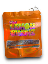 Load image into Gallery viewer, Pink Lemon Chewz 3.5G Mylar Bags Holographic