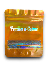 Load image into Gallery viewer, Exotic Peaches N creme 3.5G Mylar Bags Holographic