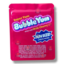 Load image into Gallery viewer, Bubble Yum Wild Cherry 3.5g Mylar Bag- Packaging Only Fun Size