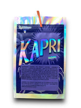 Load image into Gallery viewer, Kapri Passion Fruit 3.5G Mylar Bags Holographic High Tolerance Jokes UP
