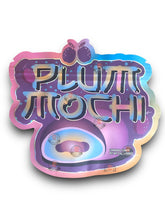 Load image into Gallery viewer, Teds Budz Plum Mochi Mylar Bags 3.5g Holographic