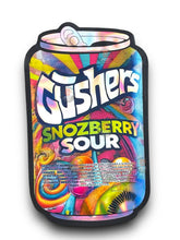 Load image into Gallery viewer, Gushers Snozeberry Sour Mylar Bags 3.5g Holographic