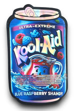 Load image into Gallery viewer, Kool Aid Blue Raspberry Shandy Mylar Bags 3.5g Holographic