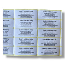 Load image into Gallery viewer, Sprinklez Candy Cascade 3.5G Mylar Bags -With stickers and label