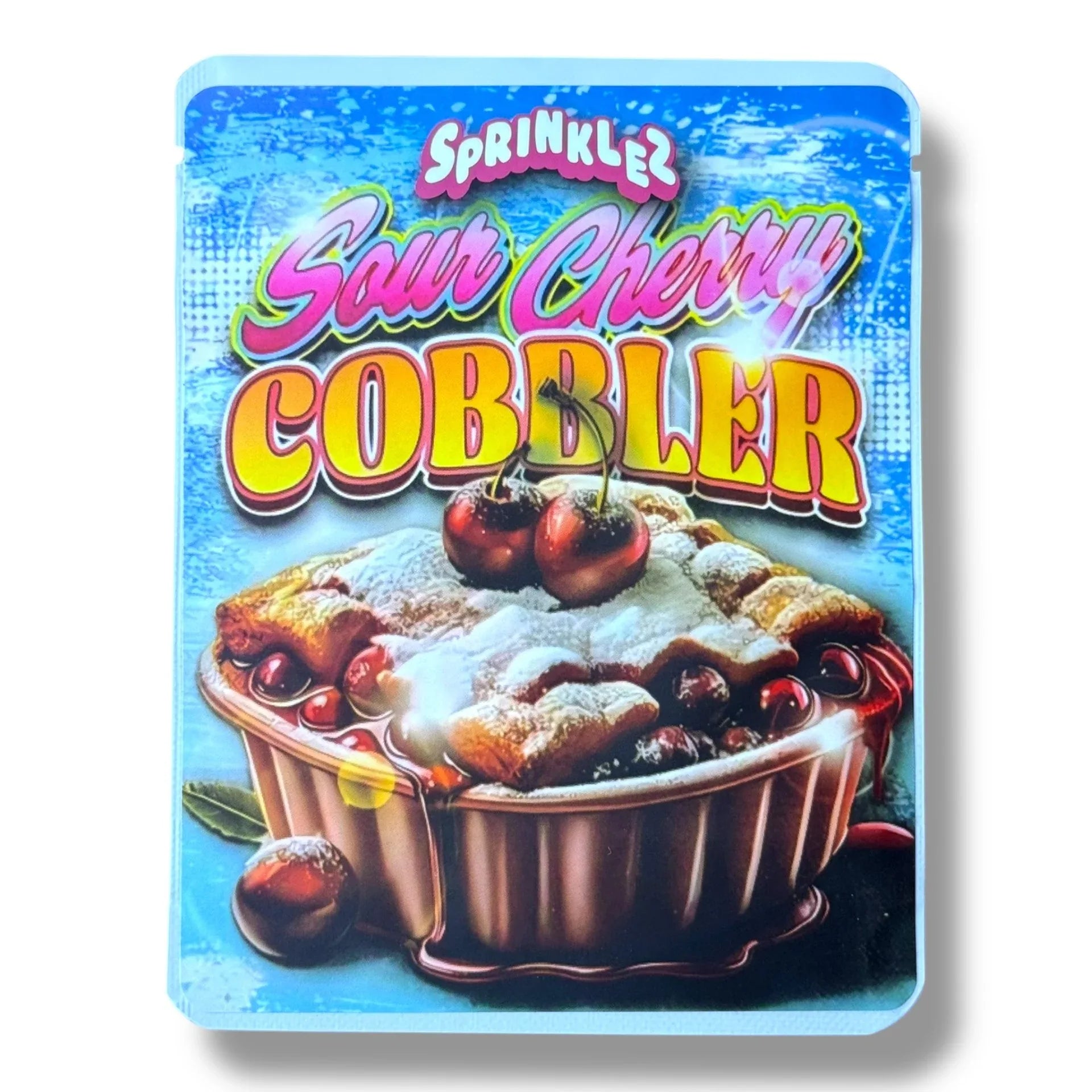 Sprinklez Sour Cherry Cobbler 3.5G Mylar Bags -With stickers and