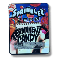 Load image into Gallery viewer, Sprinklez Zero Permanent Candy 3.5G Mylar sticker Bags -With stickers and label